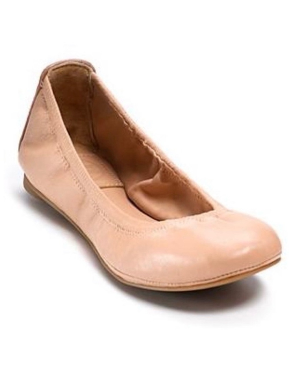 Tory Burch Eddie Ballet Flat in Nude Leather